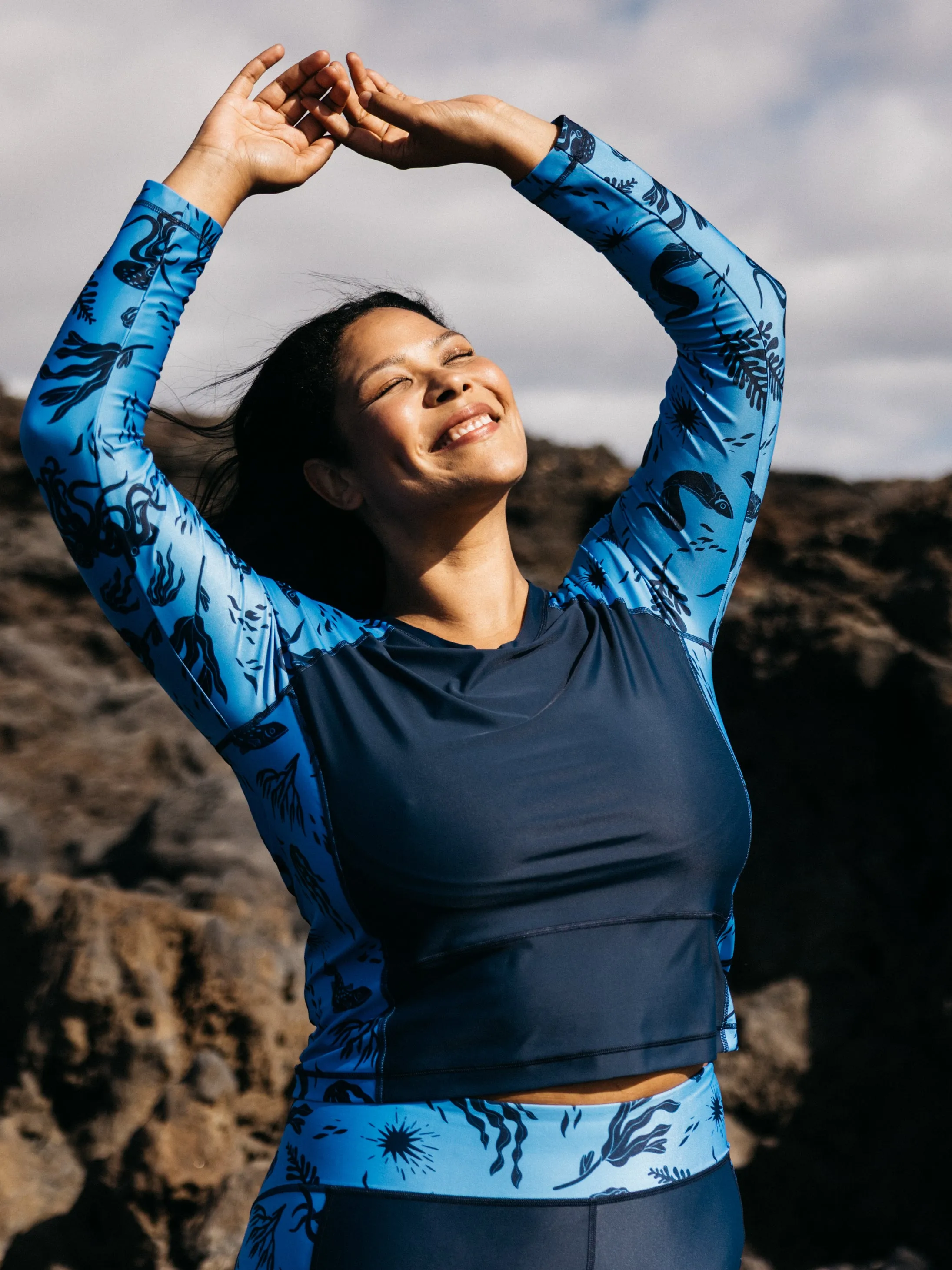 Women's Aurora Long Sleeve Rash Vest sold by Finisterre product image thumbnail 3