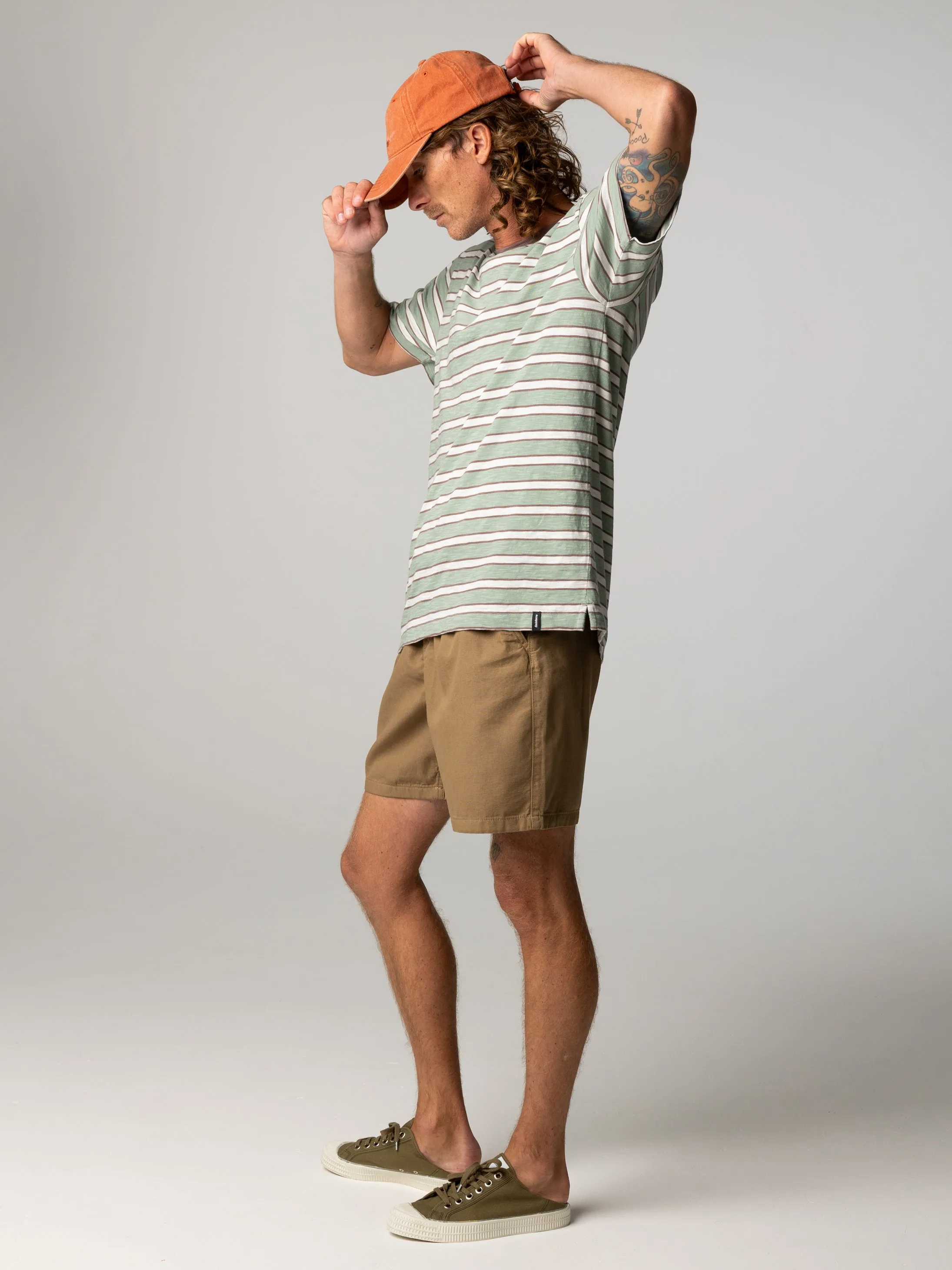 Men's Channel Stripe Short Sleeve T-Shirt sold by Finisterre product image thumbnail 5