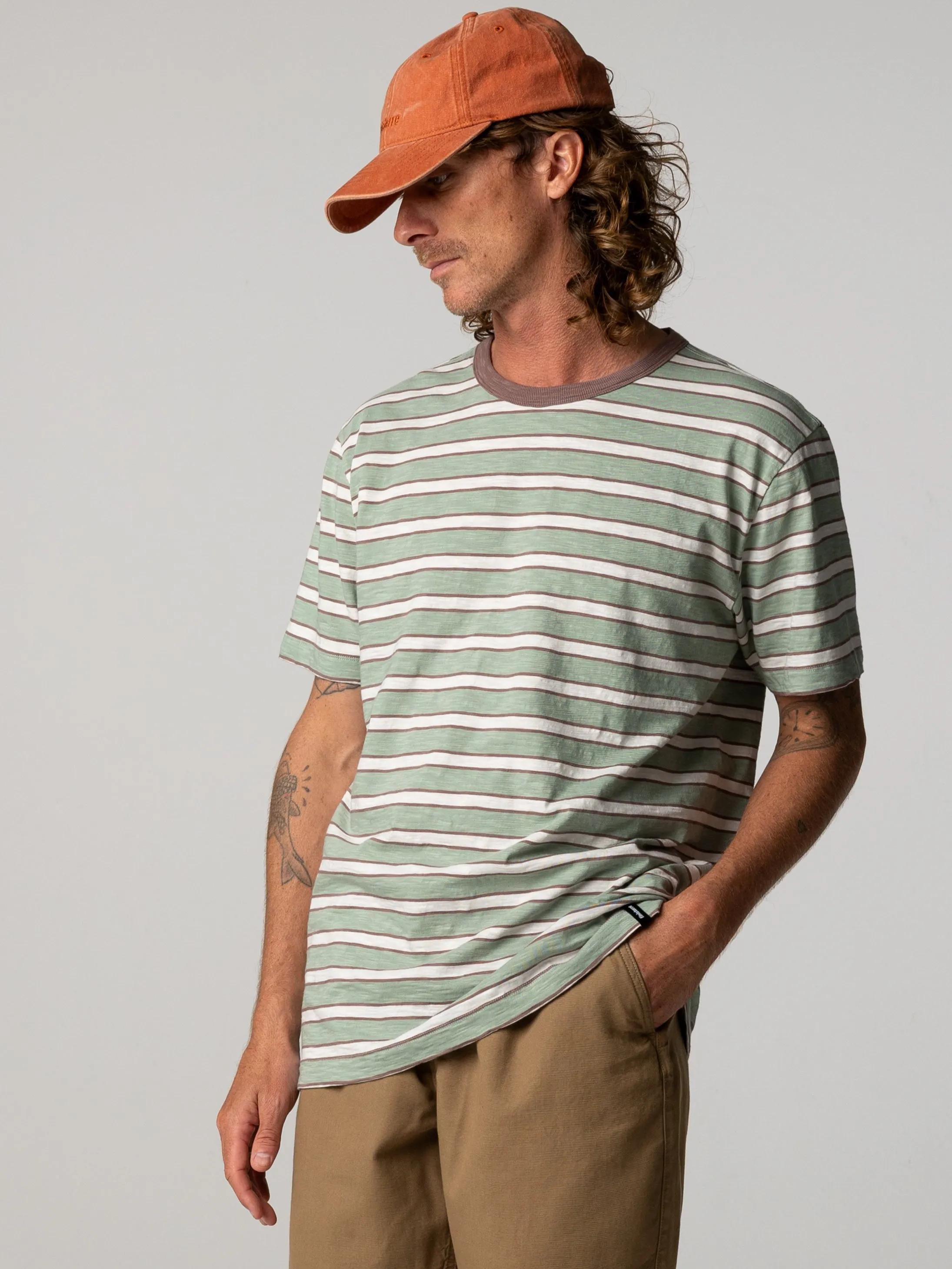 Men's Channel Stripe Short Sleeve T-Shirt sold by Finisterre product image thumbnail 2