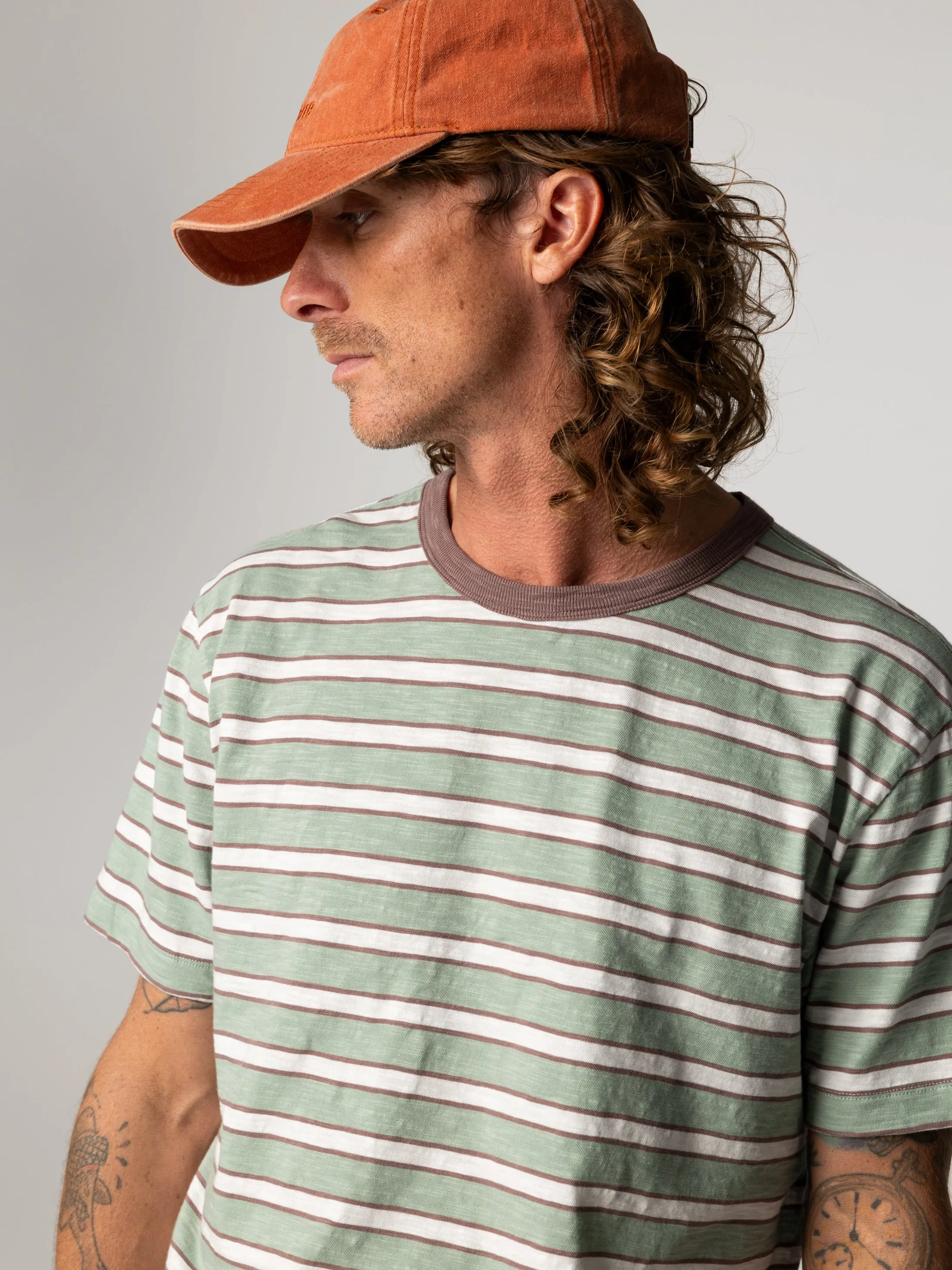 Men's Channel Stripe Short Sleeve T-Shirt sold by Finisterre product image thumbnail 3