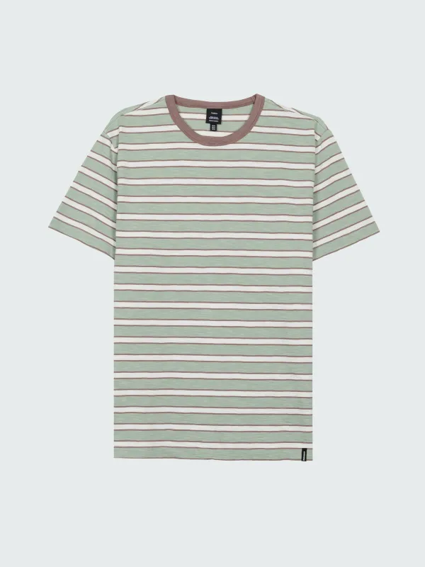 Men's Channel Stripe Short Sleeve T-Shirt made by Finisterre