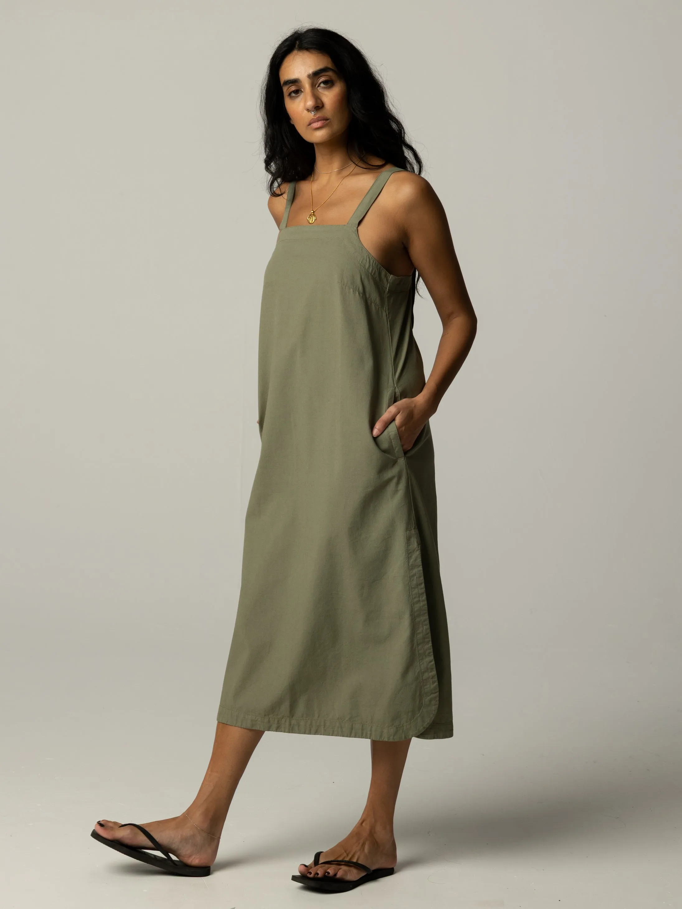 Women's Morva Cami Hemp Midi Dress sold by Finisterre product image thumbnail 2