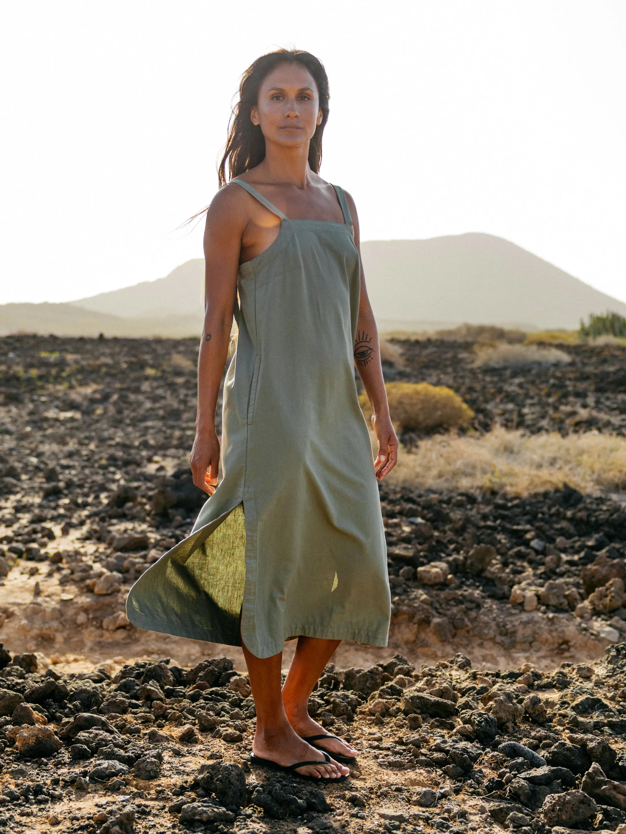 Women's Morva Cami Hemp Midi Dress sold by Finisterre product image thumbnail 5