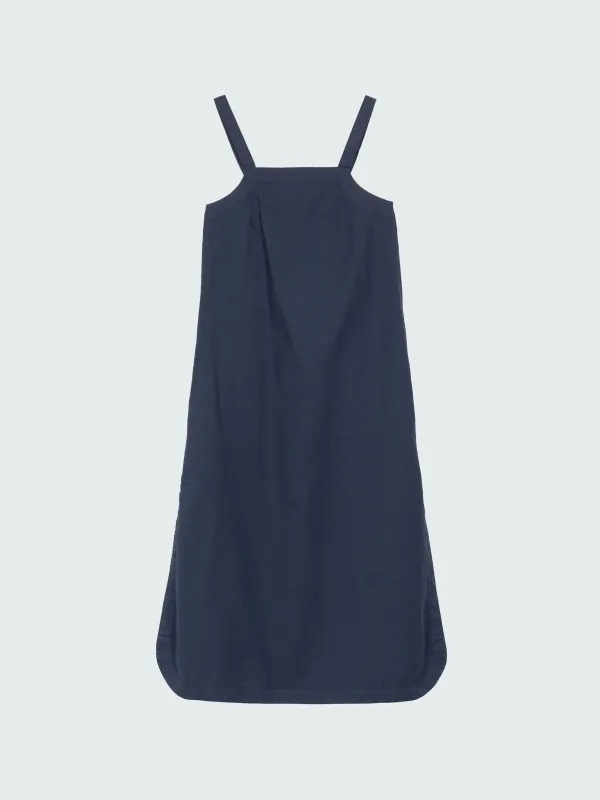 Women's Morva Cami Hemp Midi Dress made by Finisterre