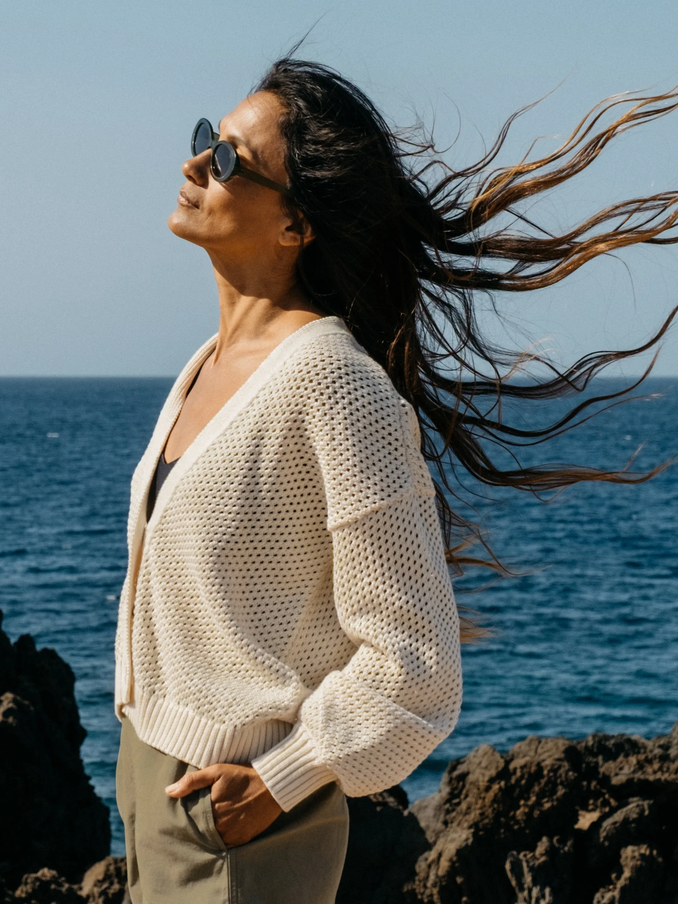 Women's Pol Open Stitch Cardigan sold by Finisterre product image thumbnail 2