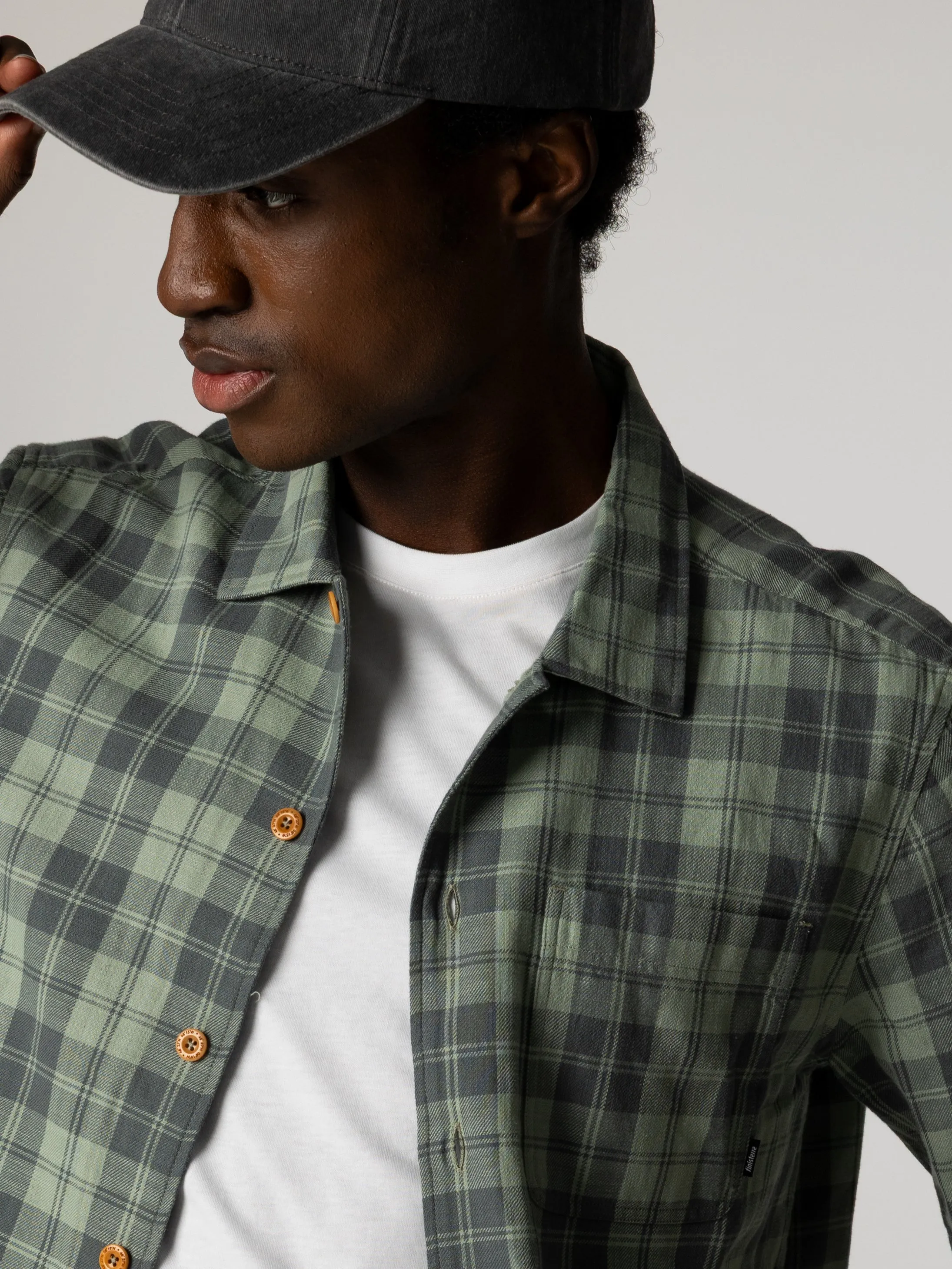 Men's Cardew Checked Short Sleeve Shirt sold by Finisterre product image thumbnail 3