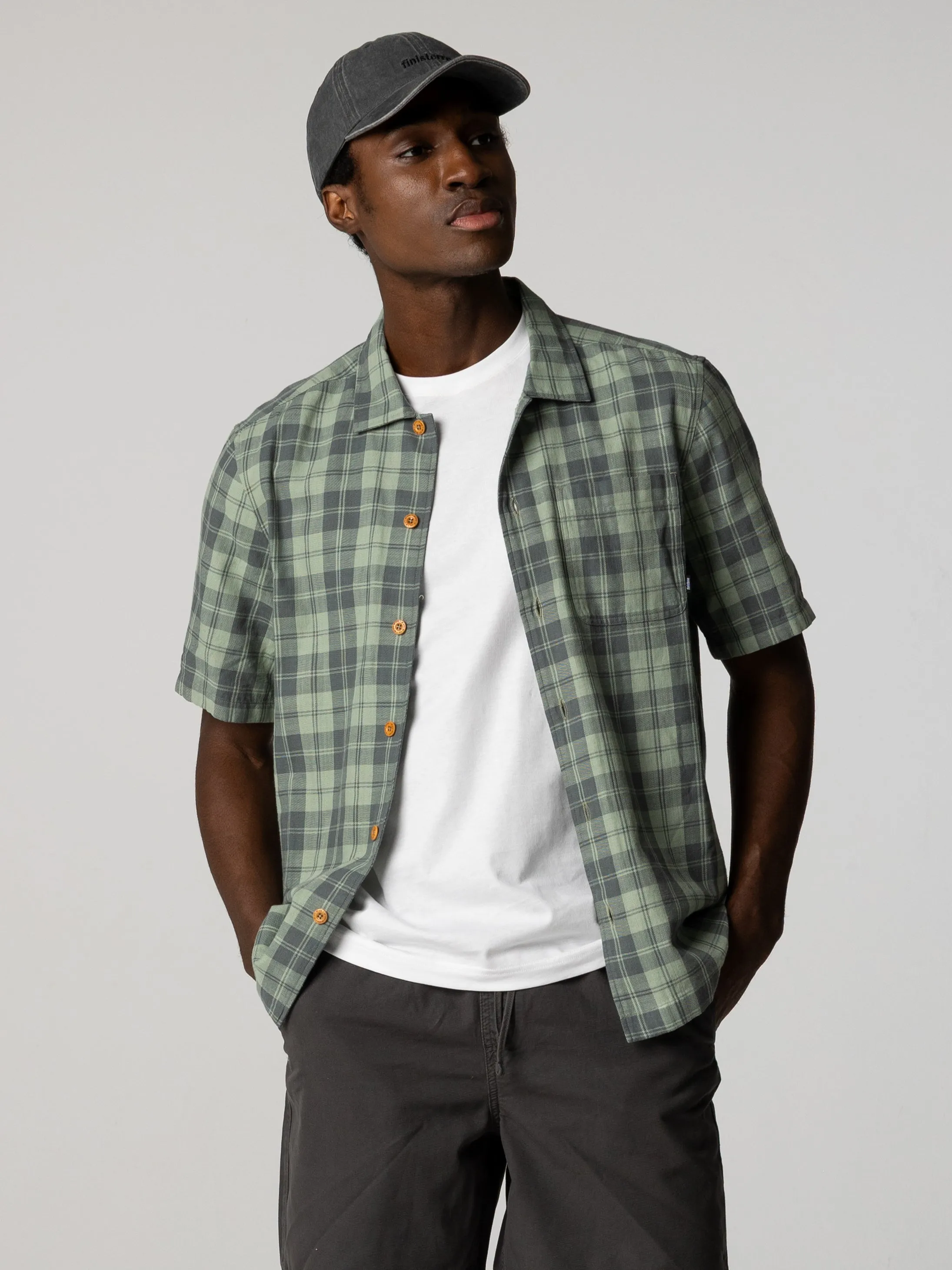 Men's Cardew Checked Short Sleeve Shirt sold by Finisterre product image thumbnail 2