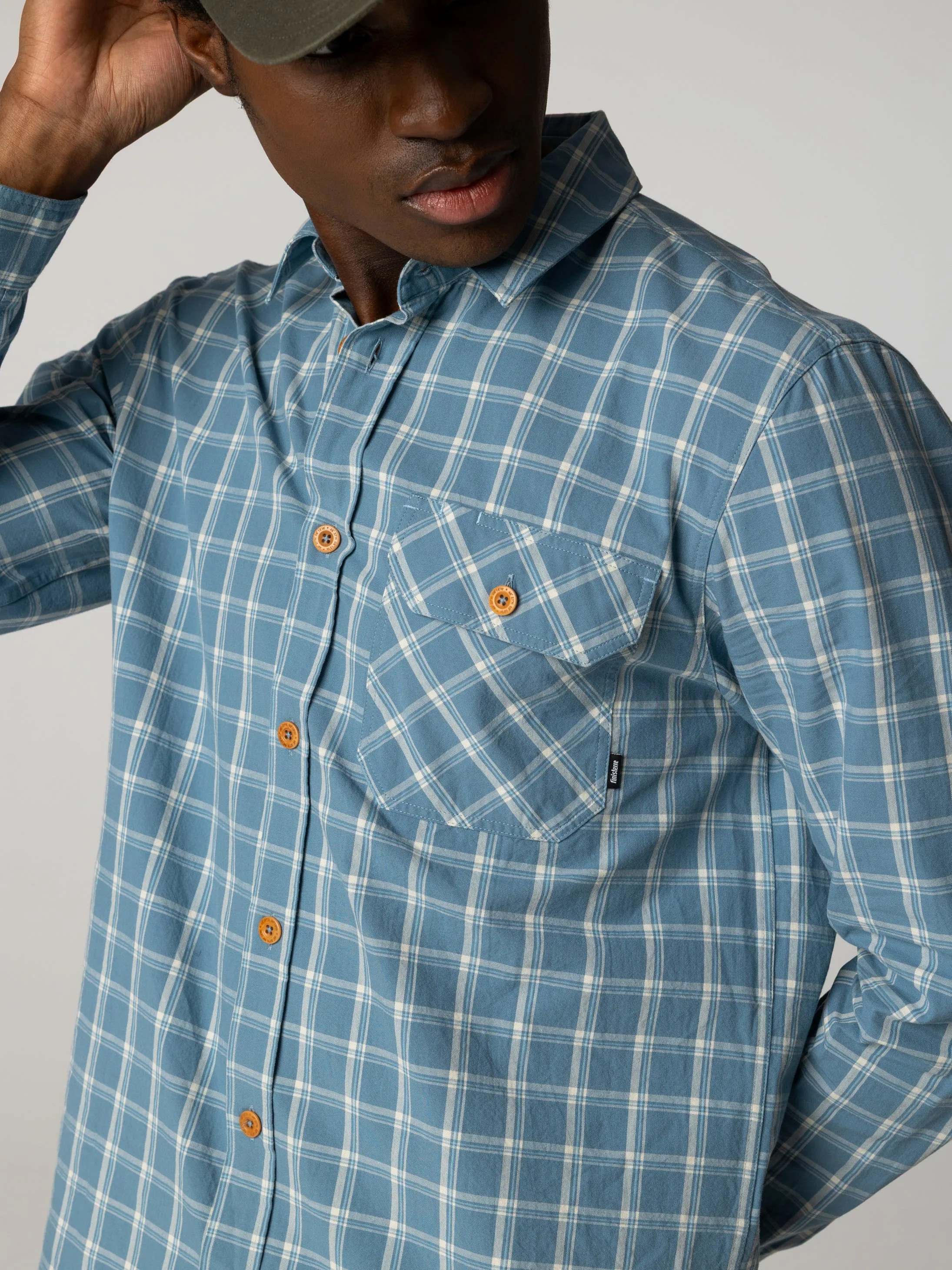 Men's Petrel Check Shirt sold by Finisterre product image thumbnail 3