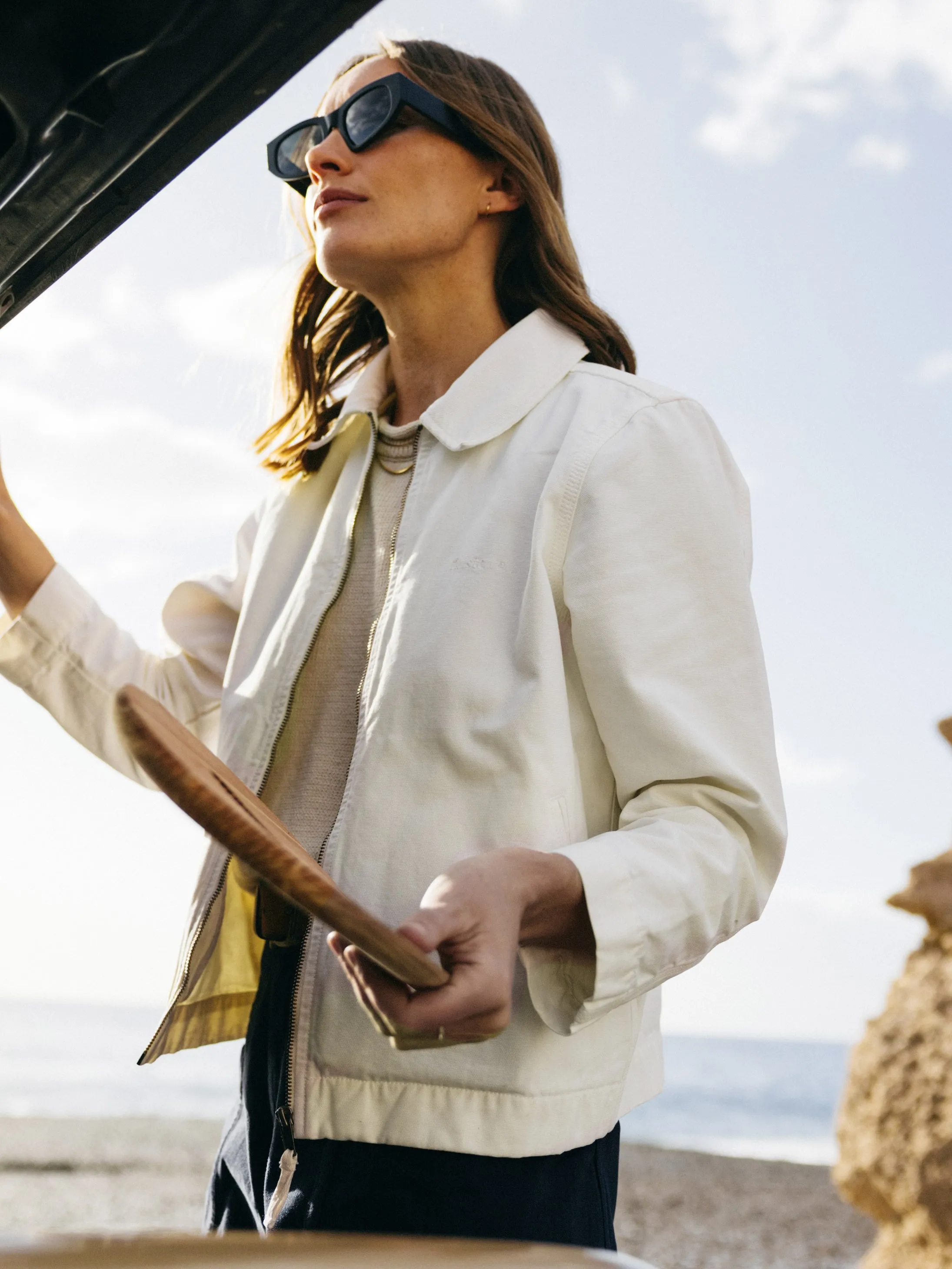 Women's Beau Canvas Zip Up Jacket sold by Finisterre product image thumbnail 2