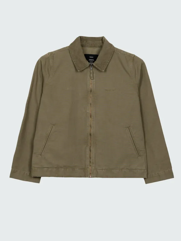 Women's Beau Canvas Zip Up Jacket made by Finisterre
