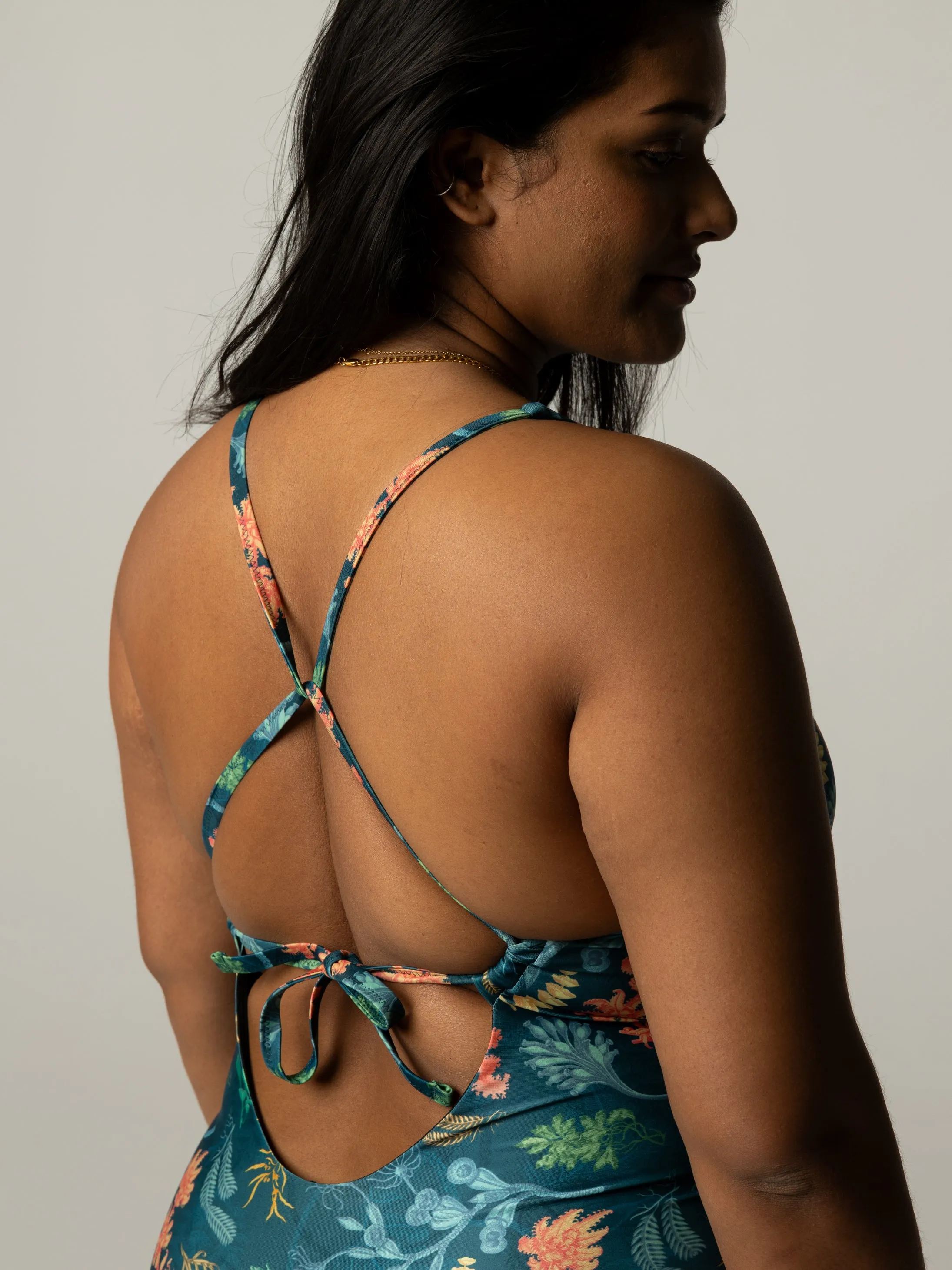 Women's Senara V-Neck Printed Swimsuit sold by Finisterre product image thumbnail 5