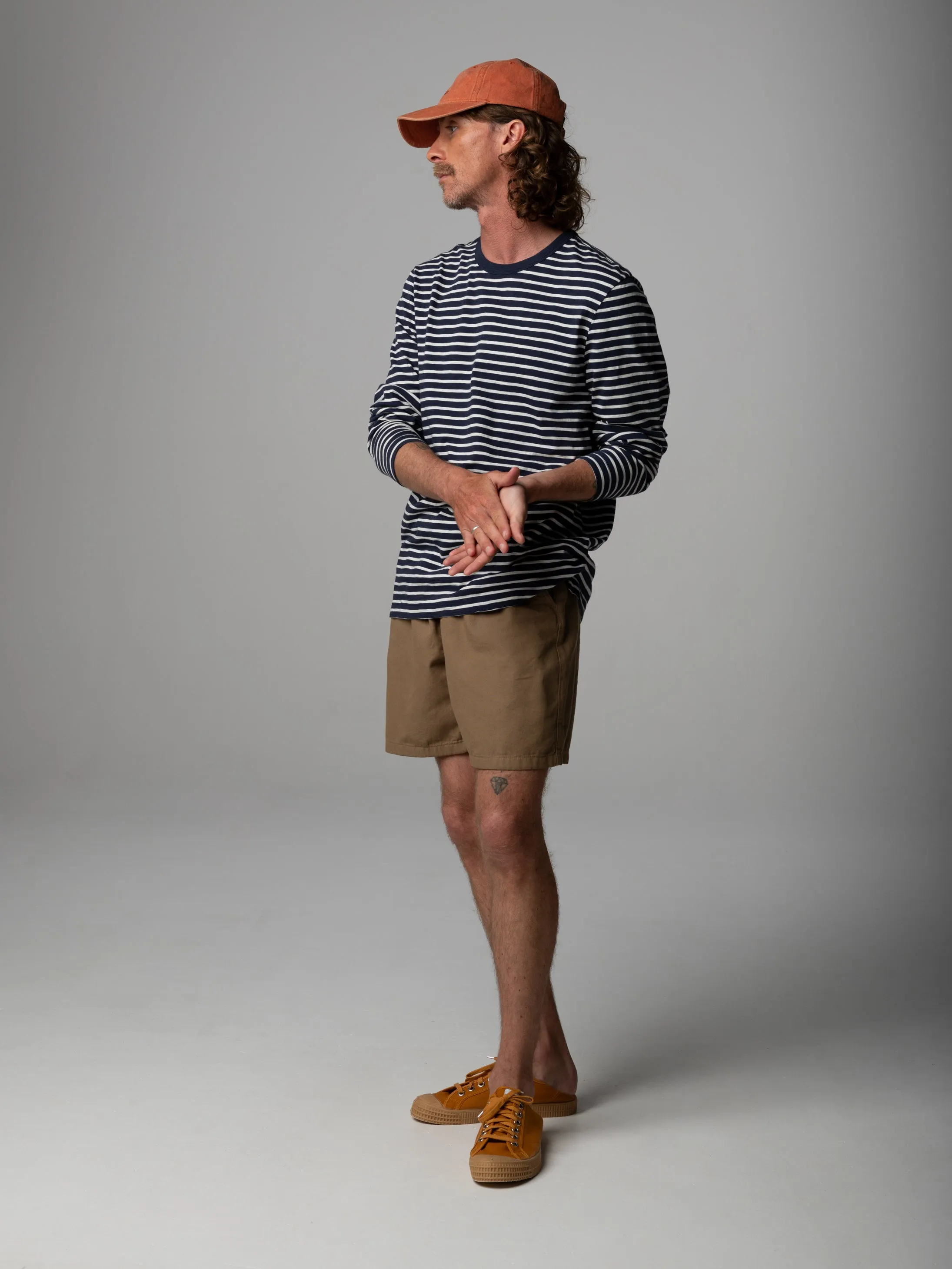 Men's Channel Stripe Long Sleeve T-shirt sold by Finisterre product image thumbnail 3
