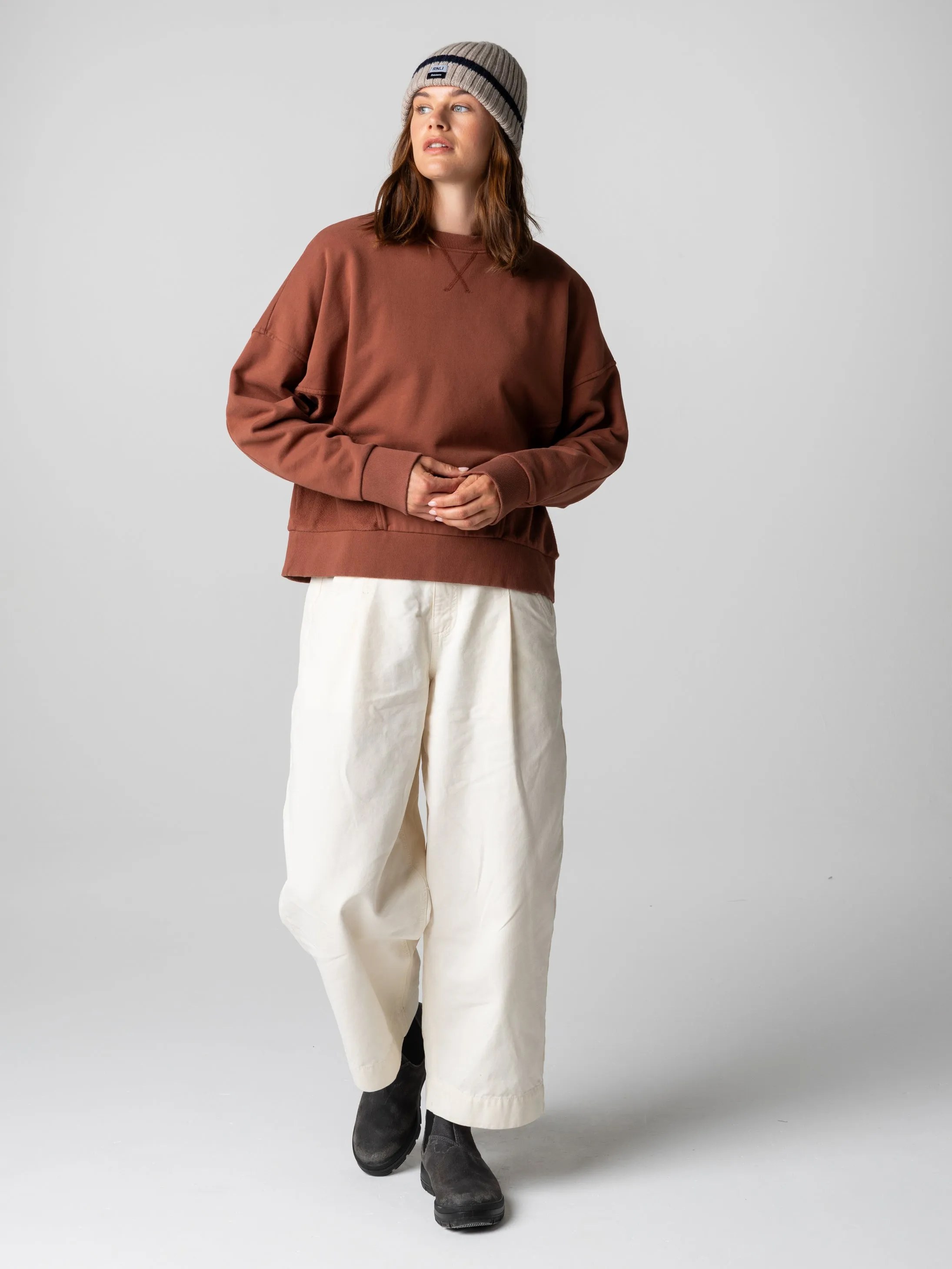 Women's Awen Crew Sweatshirt sold by Finisterre product image thumbnail 4