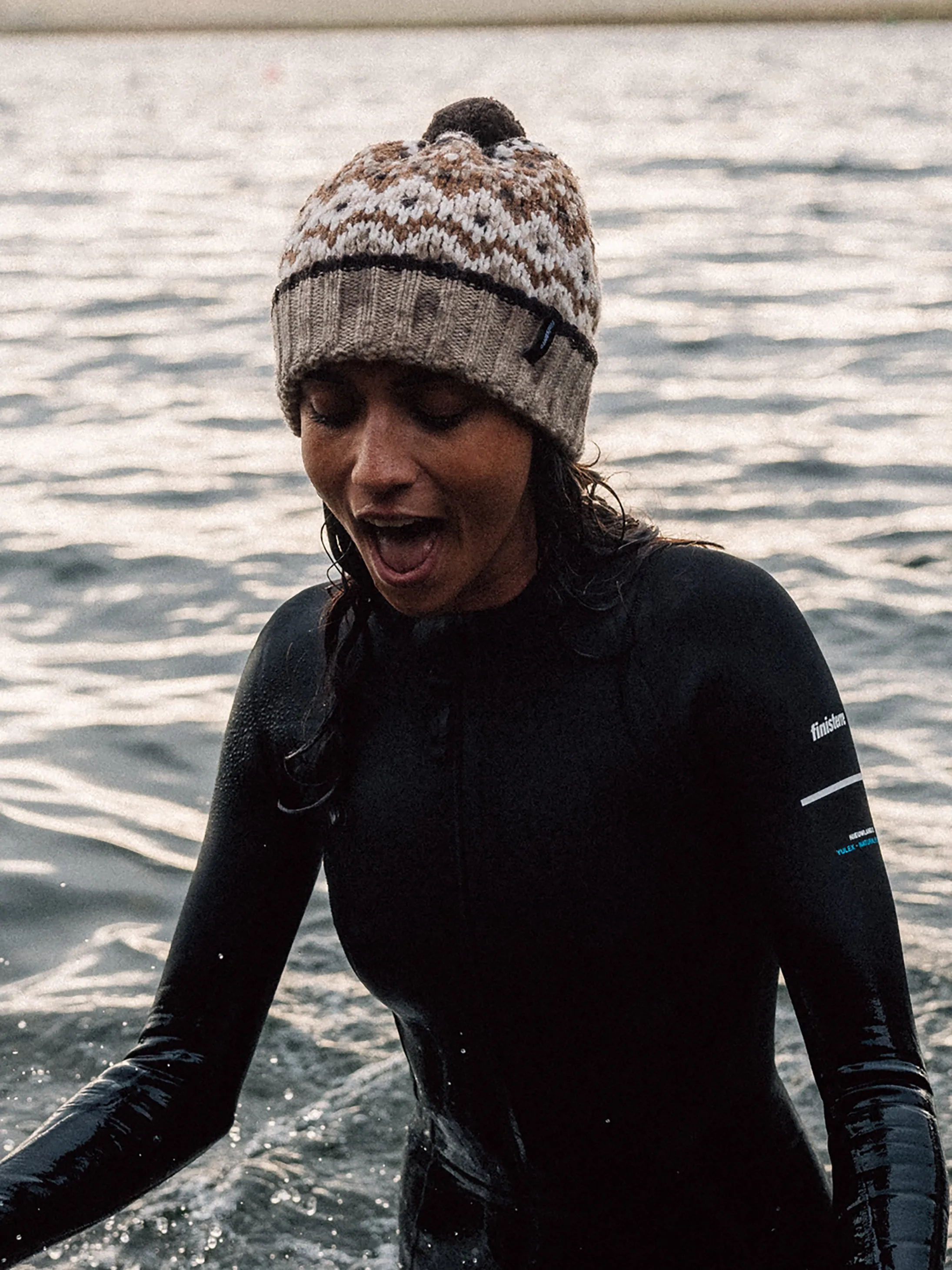 Lerryn Fair Isle Beanie sold by Finisterre product image thumbnail 3