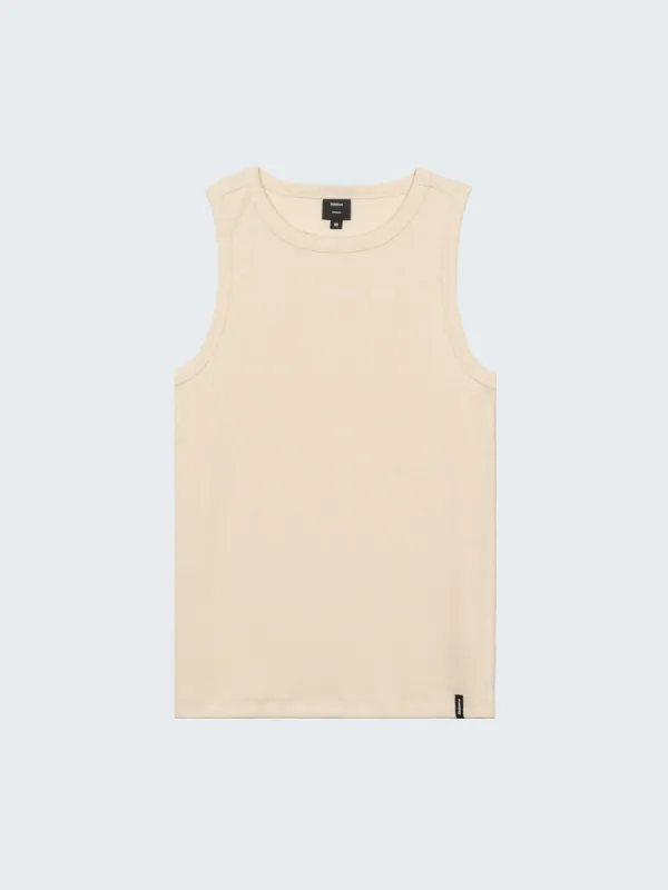 Women's Powes Ribbed Tank Top made by Finisterre