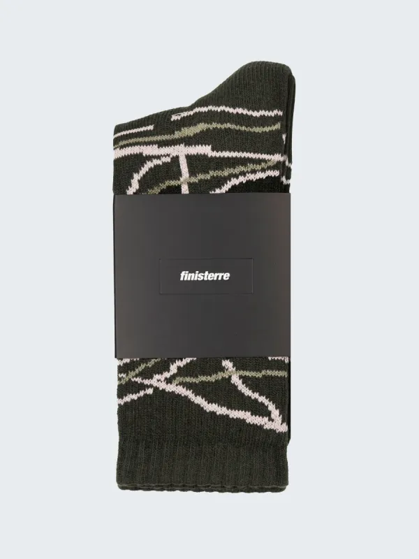 High Tide Pattern Sock sold by Finisterre