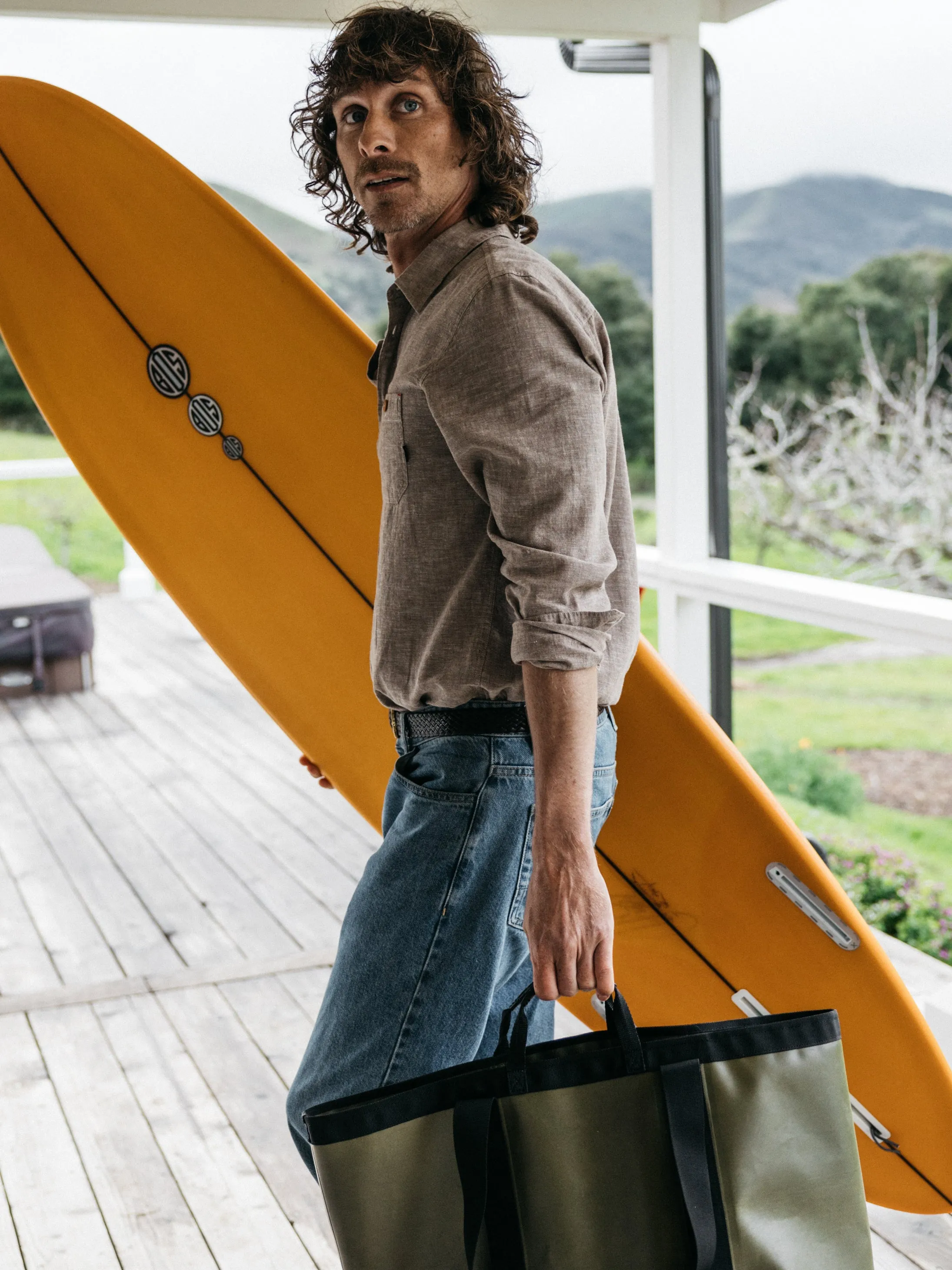 Men's Opie Chambray Shirt sold by Finisterre product image thumbnail 4