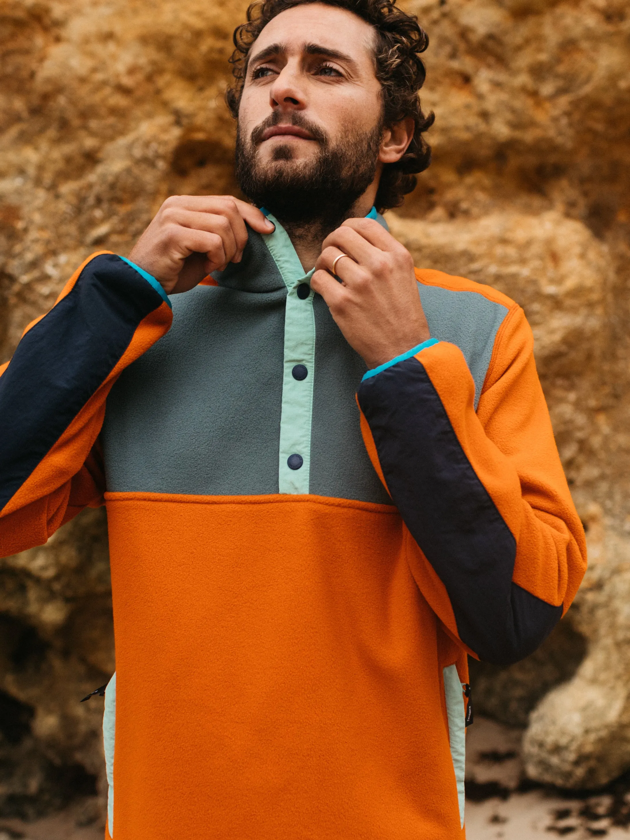 Men's Axiom 1/4 Snap Fleece sold by Finisterre product image thumbnail 3