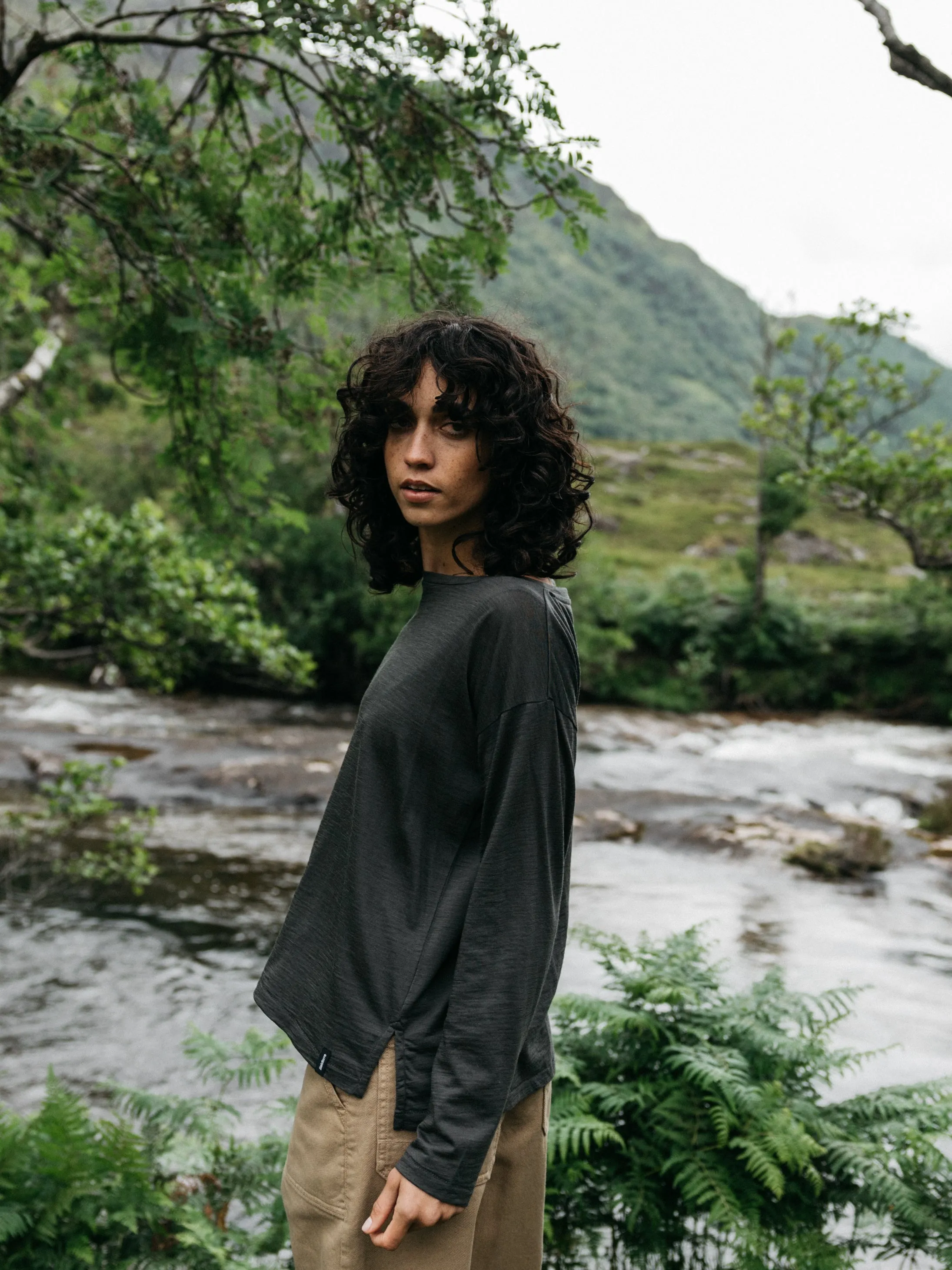 Women's Seeker Merino Long Sleeve T-Shirt sold by Finisterre product image thumbnail 4