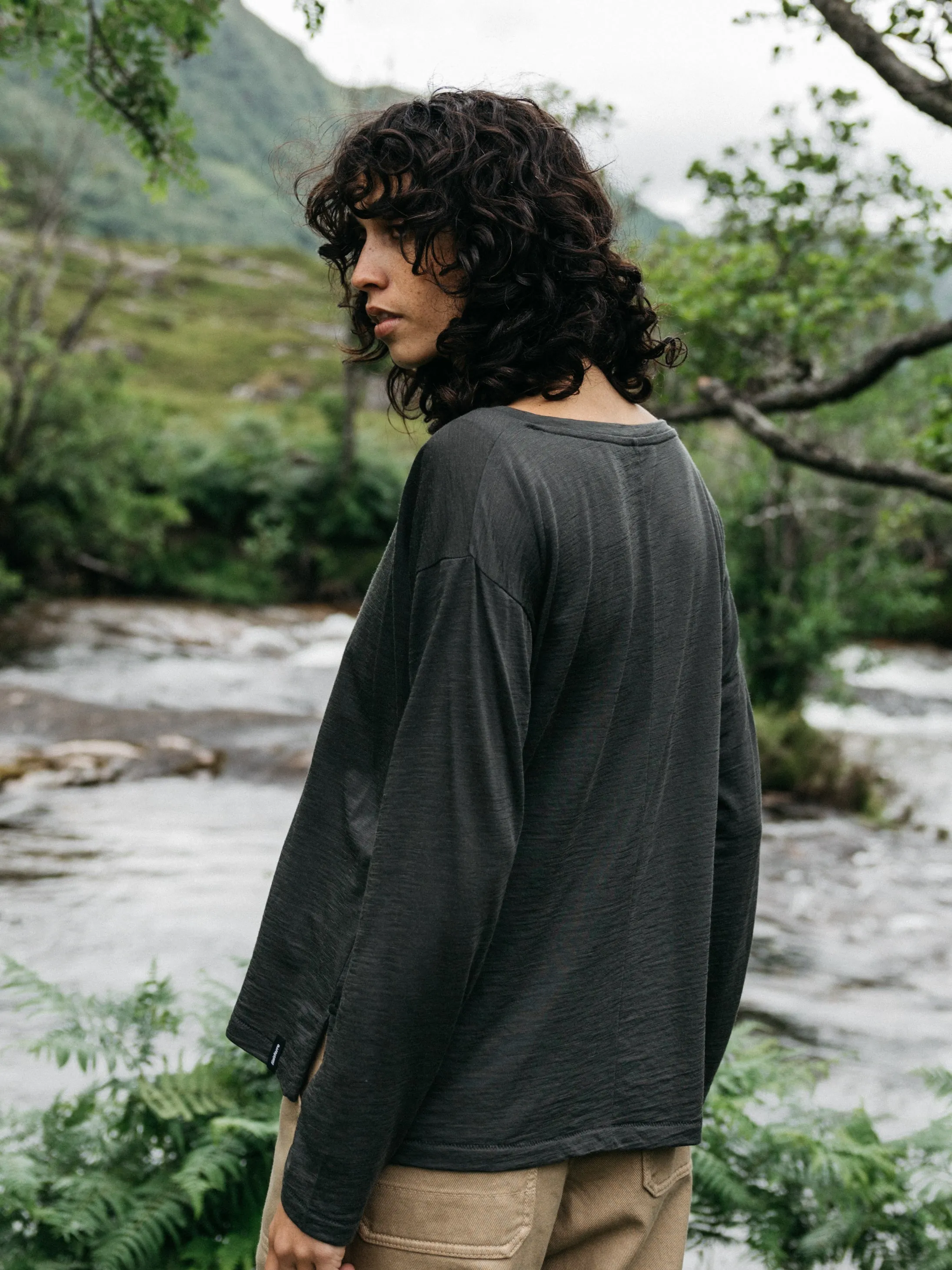 Women's Seeker Merino Long Sleeve T-Shirt sold by Finisterre product image thumbnail 3