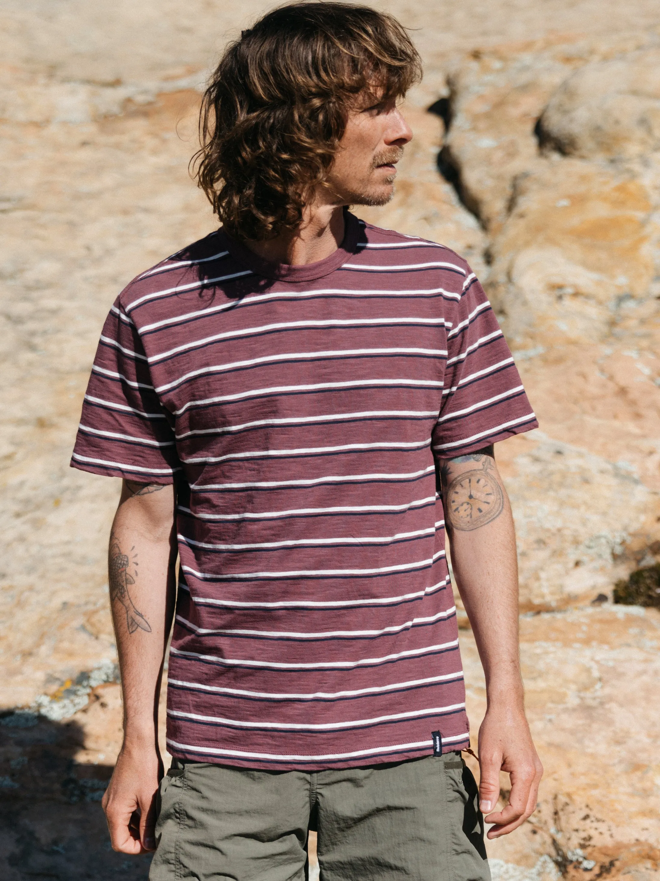 Men's Channel Stripe Short Sleeve T-Shirt sold by Finisterre product image thumbnail 2