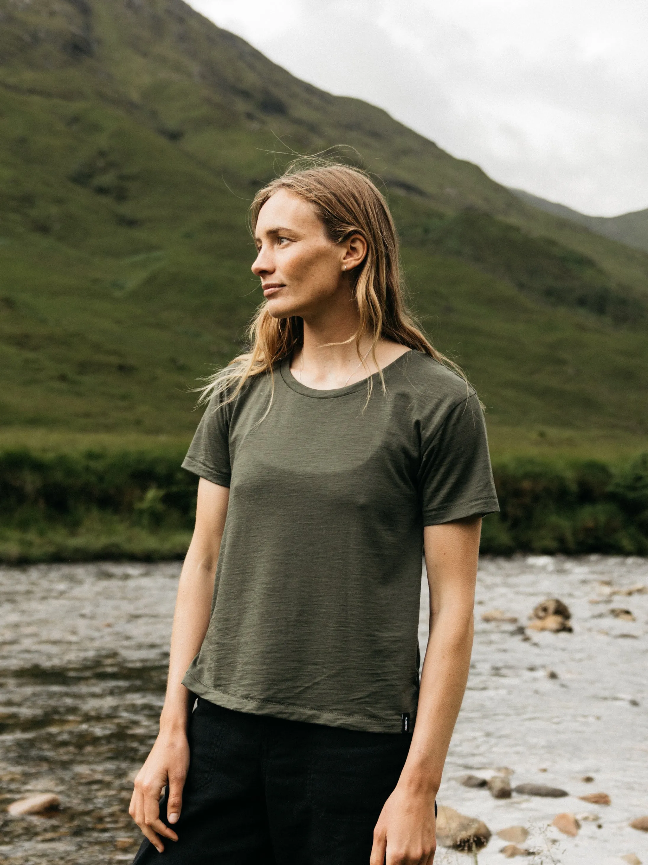 Women's Seeker Merino Scoop Neck T-Shirt sold by Finisterre product image thumbnail 2