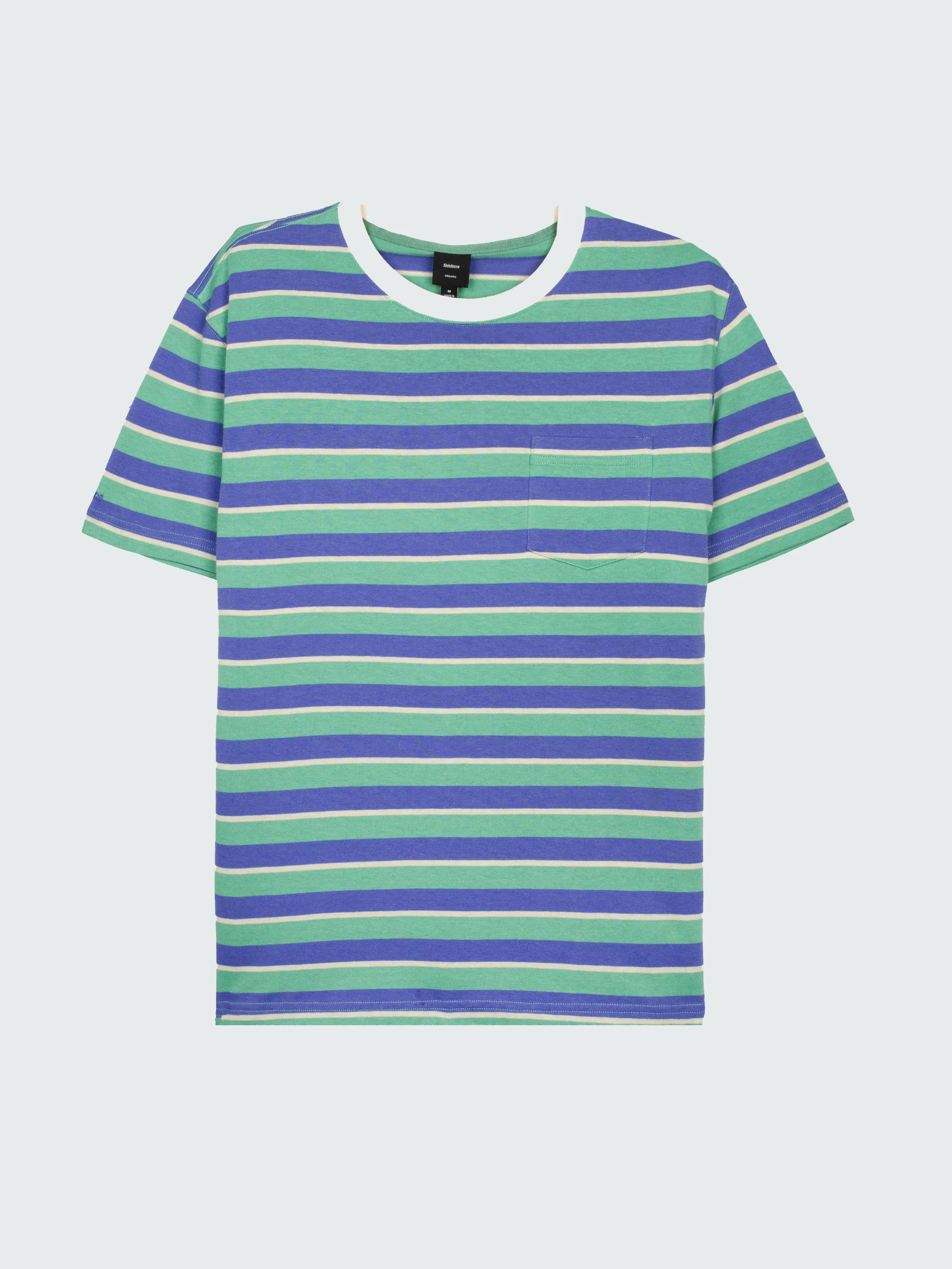 Men's Orca Recycled Stripe Pocket T-Shirt sold by Finisterre