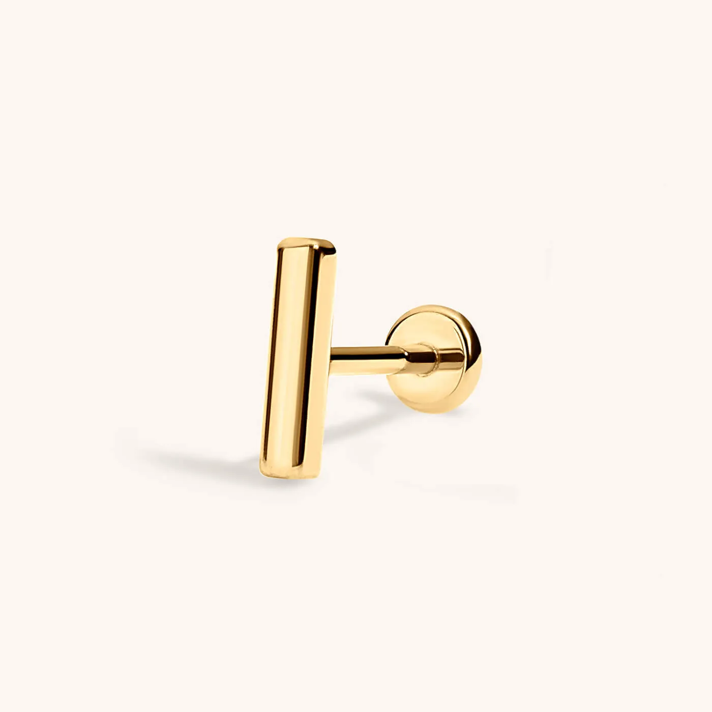 Little Bar Push Pin Flat Back Earring sold by Maison Miru