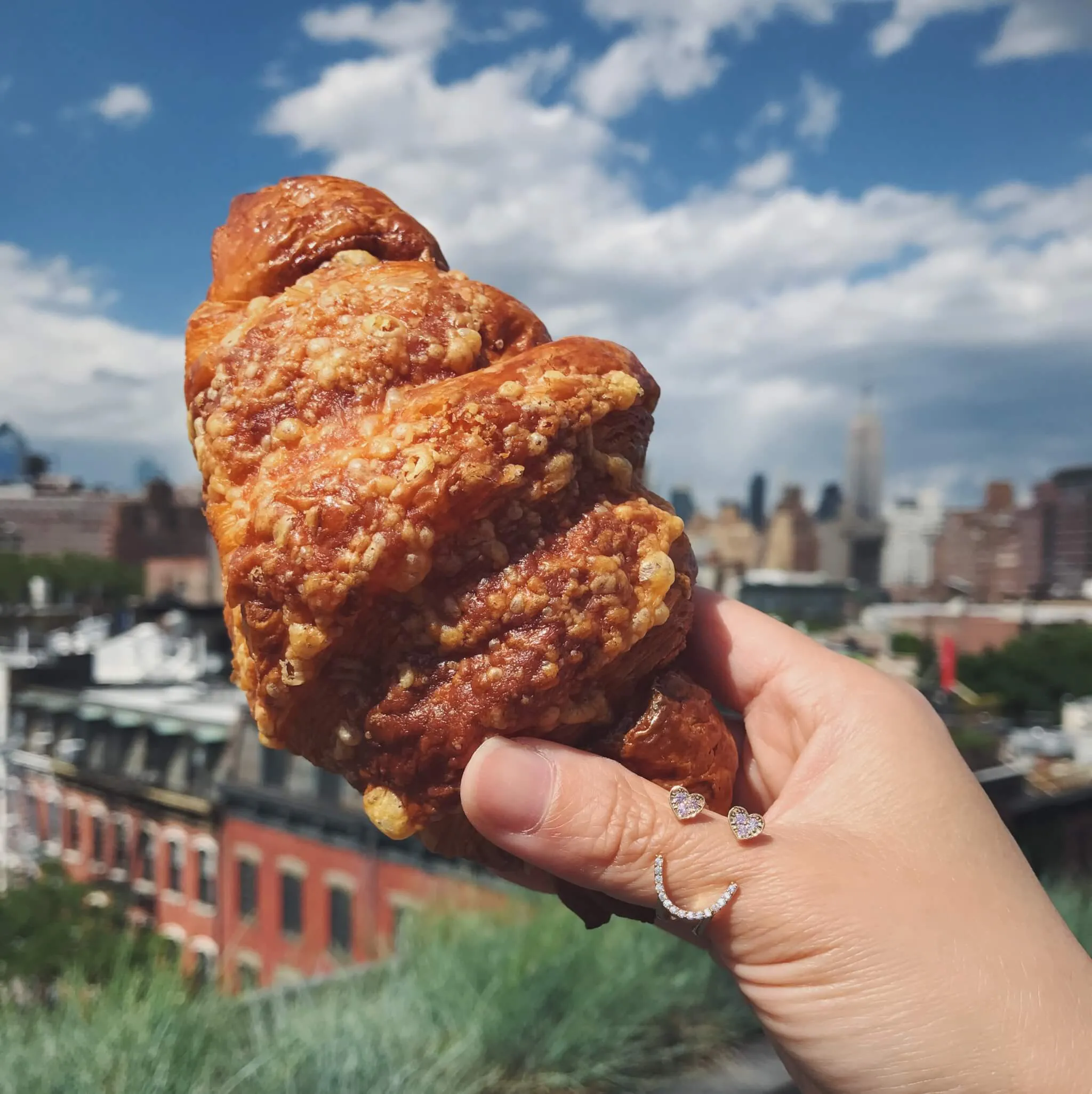 Sample Item: Pave Heart Emoji Ring sold by Maison Miru product image thumbnail 5