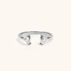 Floating Dewdrop Stacking Ring II sold by Maison Miru