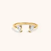 Floating Dewdrop Stacking Ring II sold by Maison Miru