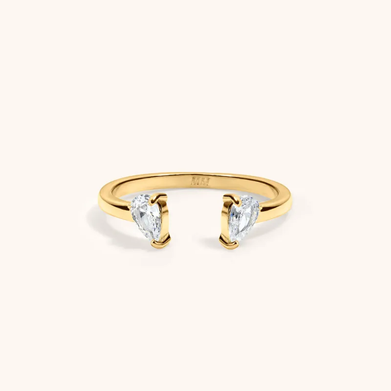 Floating Dewdrop Stacking Ring II sold by Maison Miru