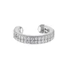 Double Eternity Arc Ear Cuff in Sterling Silver sold by Maison Miru