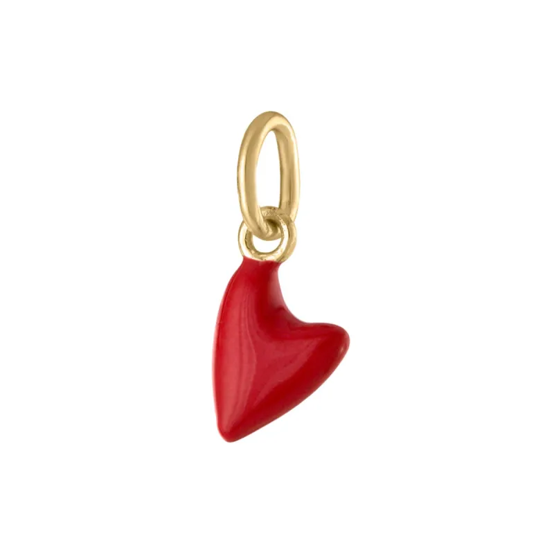 Itty Bitty Red Heart Charm sold by Maison Miru