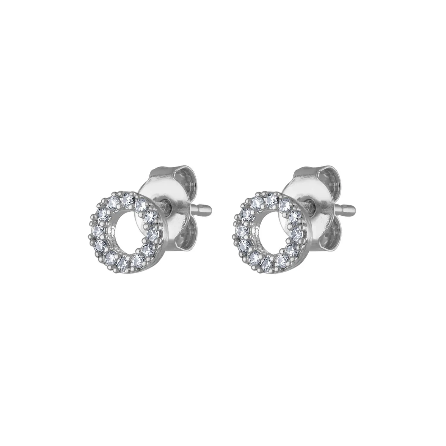 Sample Item: Pave O Studs in Sterling Silver sold by Maison Miru