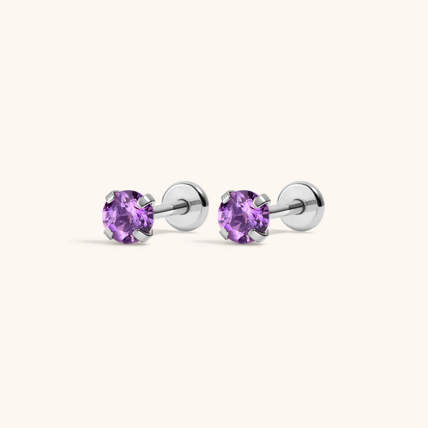 Amethyst Nap Earrings sold by Maison Miru product image thumbnail 4