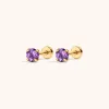 Amethyst Nap Earrings sold by Maison Miru
