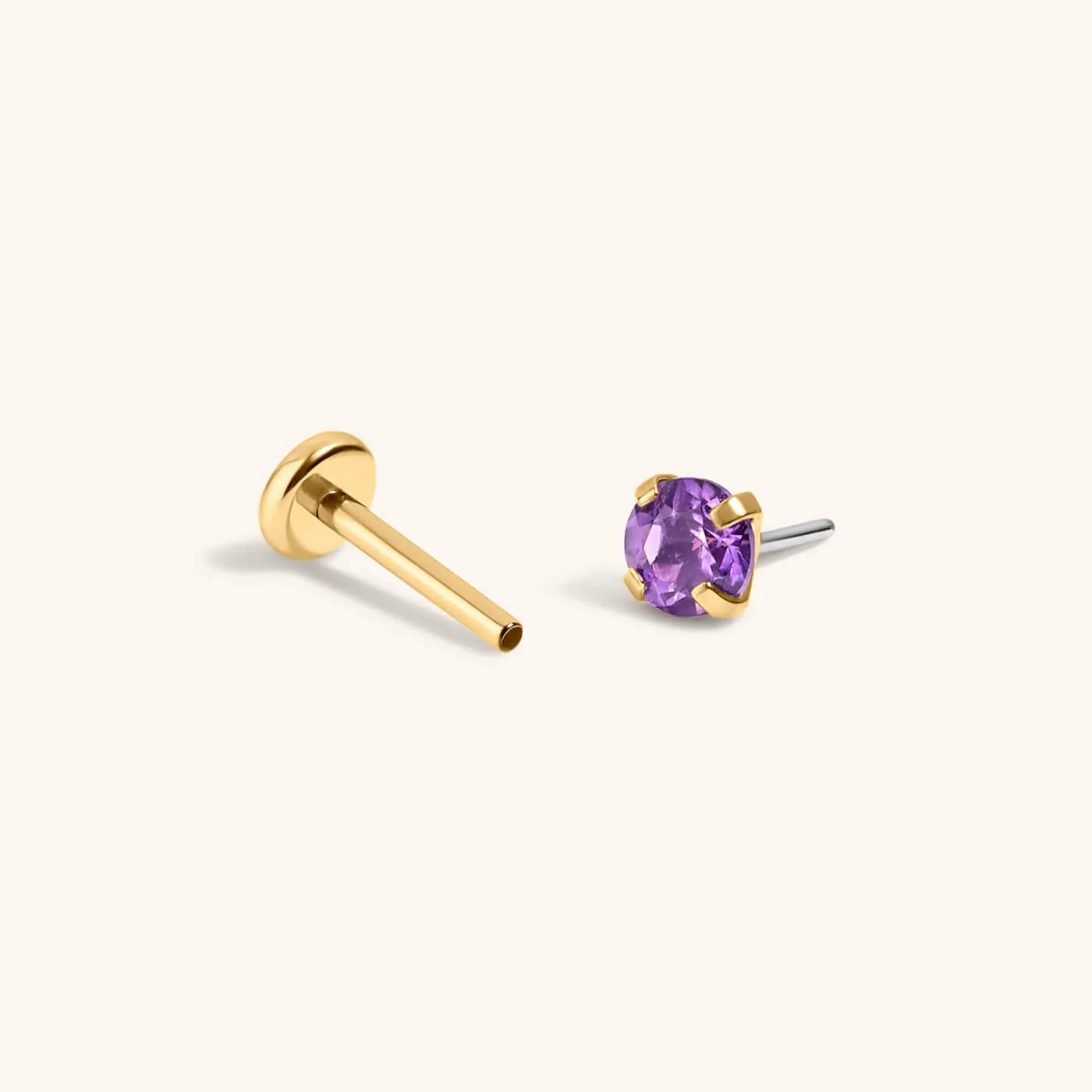 Amethyst Nap Earrings sold by Maison Miru product image thumbnail 3
