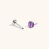Amethyst Nap Earrings sold by Maison Miru