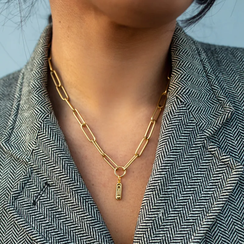 Explorer Charm Necklace made by Maison Miru