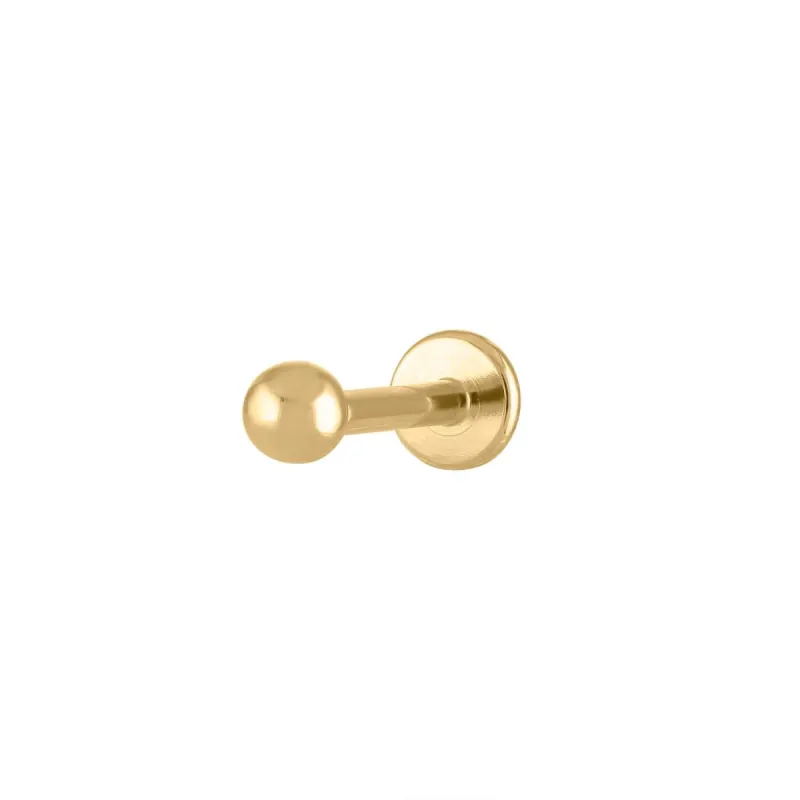 Sample Item: Little Sphere Threaded Flat Back Earring sold by Maison Miru