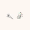 Wish and Hope Opal Push Pin Flat Back Earring sold by Maison Miru