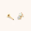 Wish and Hope Opal Push Pin Flat Back Earring sold by Maison Miru