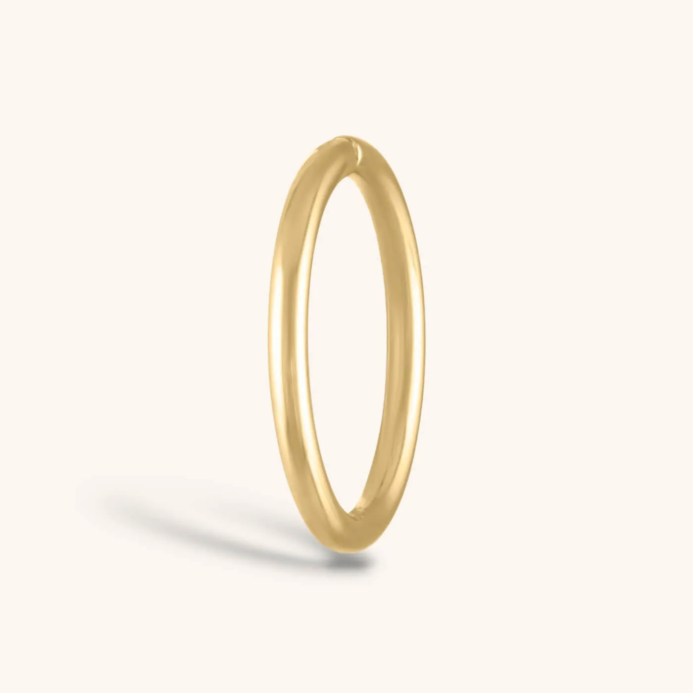 Forever Seamless Hoop in 14k Gold sold by Maison Miru product image thumbnail 4
