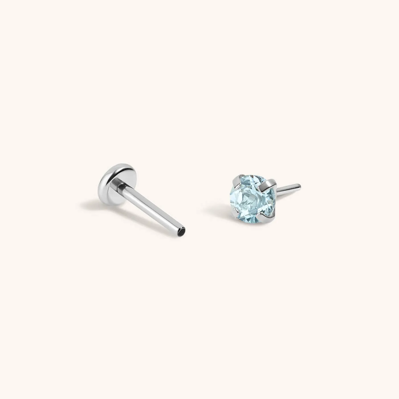 Aquamarine Nap Earrings sold by Maison Miru product image thumbnail 4