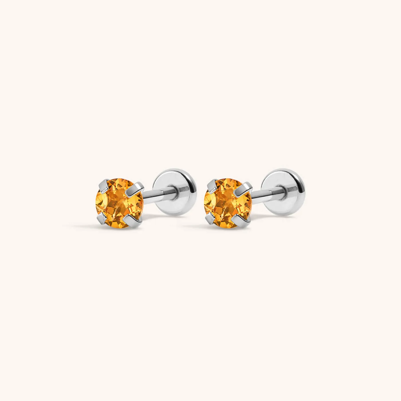 Citrine Nap Earrings sold by Maison Miru product image thumbnail 4