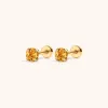 Citrine Nap Earrings sold by Maison Miru