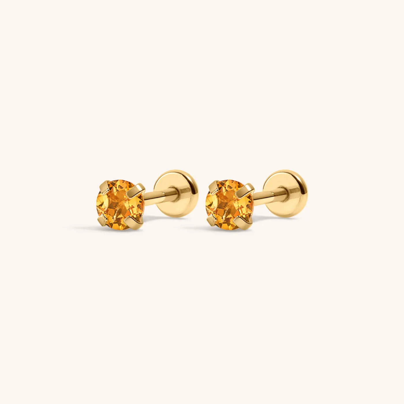 Citrine Nap Earrings sold by Maison Miru