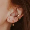 Mini Crystal Trinity Nap Earrings sold by Maison Miru