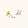 Mini Crystal Trinity Nap Earrings sold by Maison Miru
